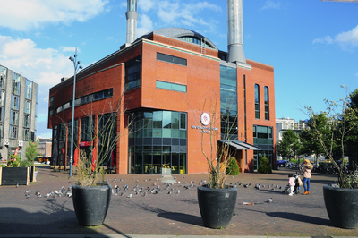 900392 Gezicht op de Ulu Camii Moskee (Moskeeplein 89) te Utrecht.